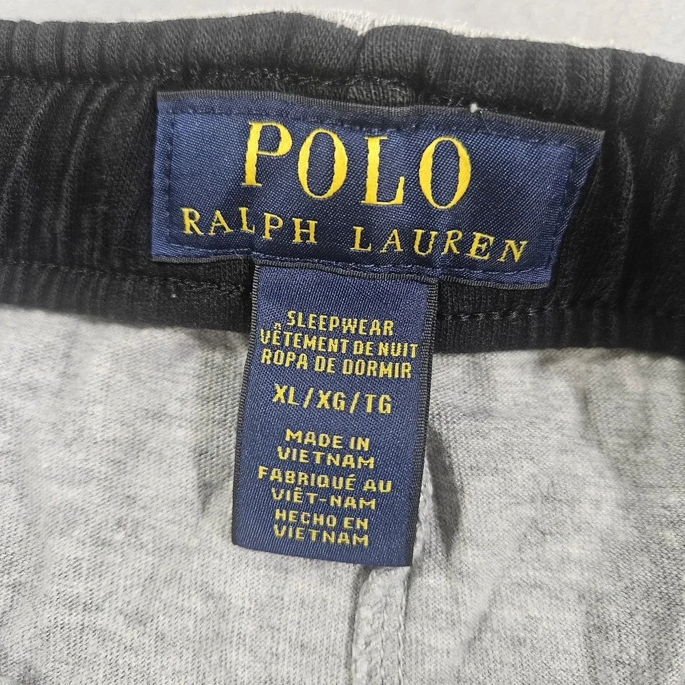 Polo Ralph Lauren Cozy Comfort Sleep/Lounge Pants Men's XL Navy Gray         T39